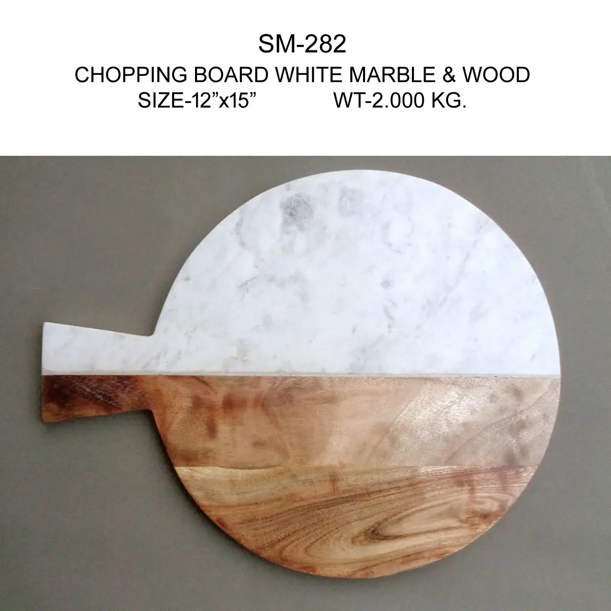 CHOPPING BOARD WOOD & MARBLE